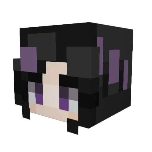 SailorDeathStar Minecraft avatar head, 3D render