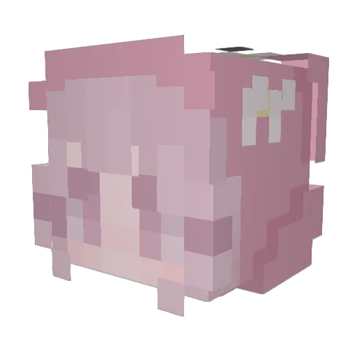 SailorMochi Minecraft avatar head, 3D render
