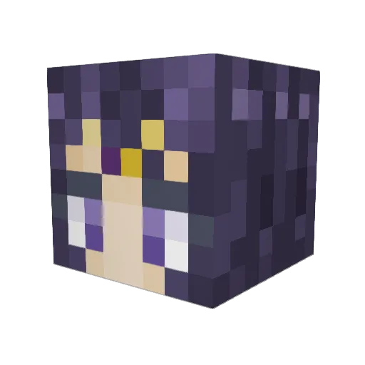 Sailor_Saturn_8 Minecraft avatar head, 3D render