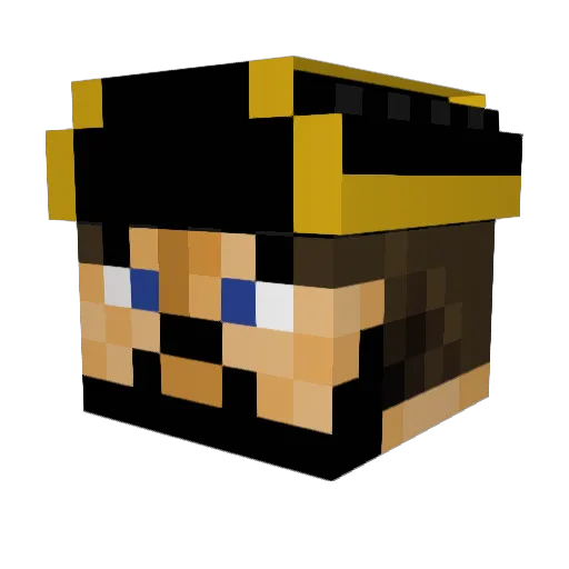 Sailor_soegaard Minecraft avatar head, 3D render