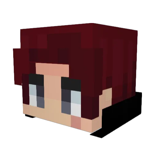 Saimon5555 Minecraft avatar head, 3D render