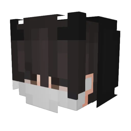 Sainotaiya Minecraft avatar head, 3D render