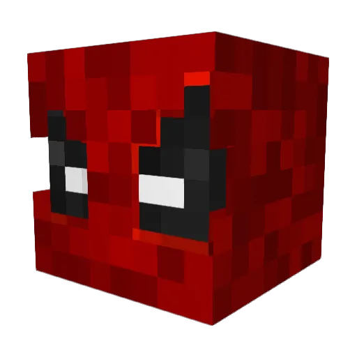Sainshie Minecraft avatar head, 3D render
