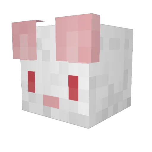 Saint0mc Minecraft avatar head, 3D render