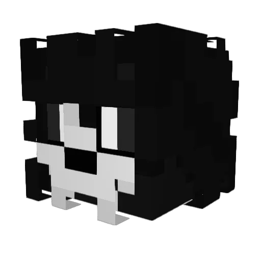 Saint5062 Minecraft avatar head, 3D render