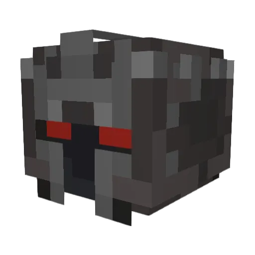 Saint83 Minecraft avatar head, 3D render