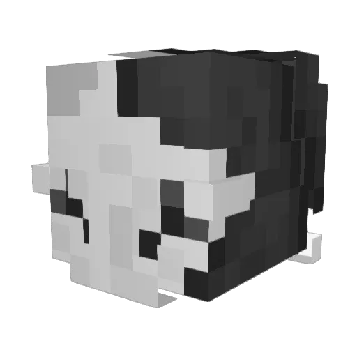 SaintAtavian Minecraft avatar head, 3D render