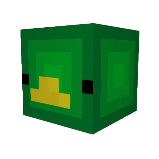 SaintMallard Minecraft avatar head, 3D render