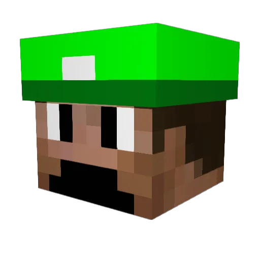SaintNick49 Minecraft avatar head, 3D render