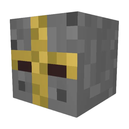 SaintPope69 Minecraft avatar head, 3D render