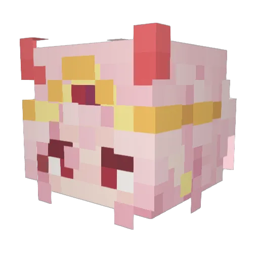 SaintPopeMoist Minecraft avatar head, 3D render