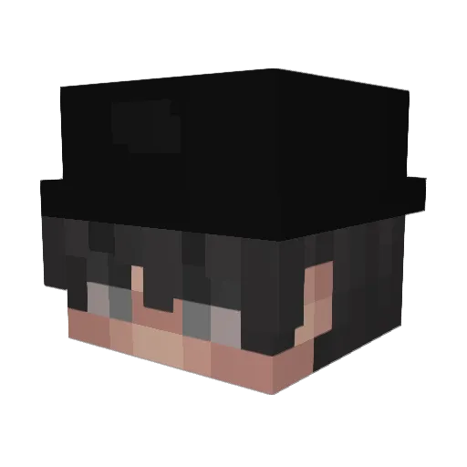 SaintSevani Minecraft avatar head, 3D render