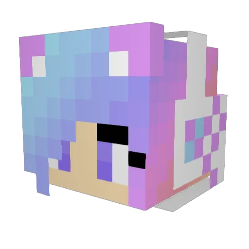 Saint_Espy Minecraft avatar head, 3D render
