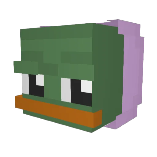 Saint_Jeezy Minecraft avatar head, 3D render
