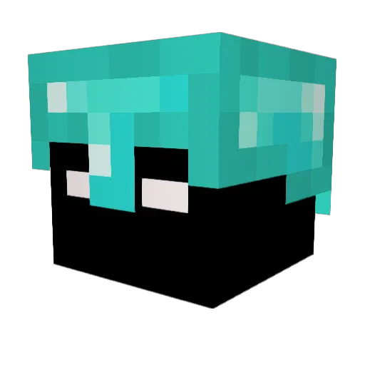 Saint_Juniper Minecraft avatar head, 3D render