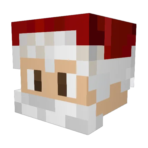 Saint_Nick Minecraft avatar head, 3D render