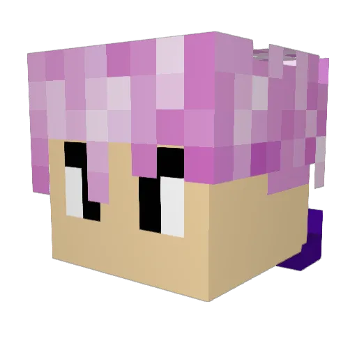 Saint_Taniks Minecraft avatar head, 3D render