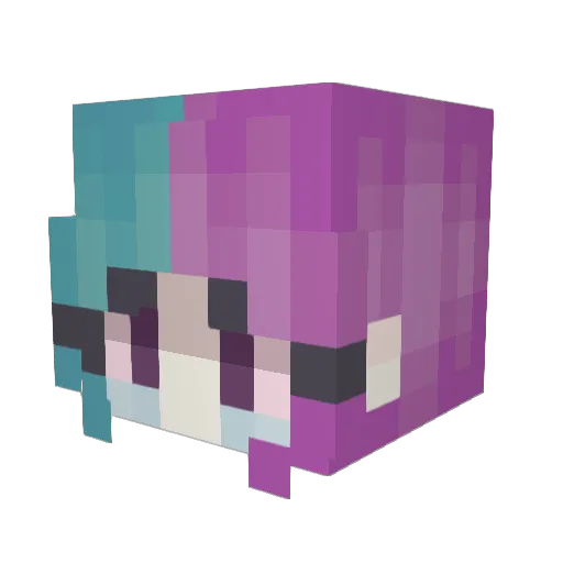 Saint_nova Minecraft avatar head, 3D render