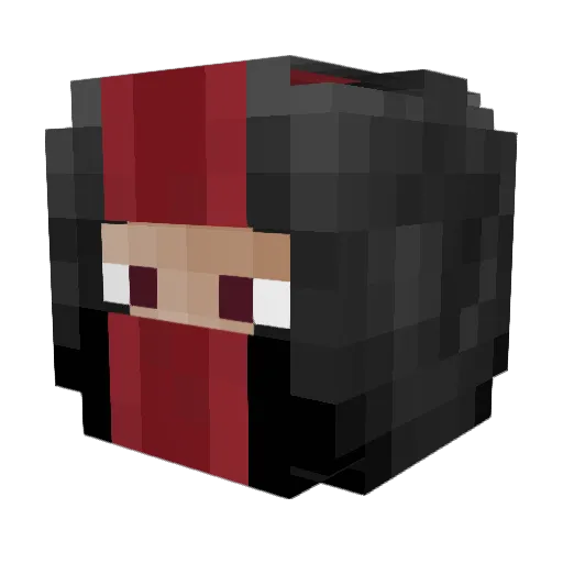 Saintful66 Minecraft avatar head, 3D render