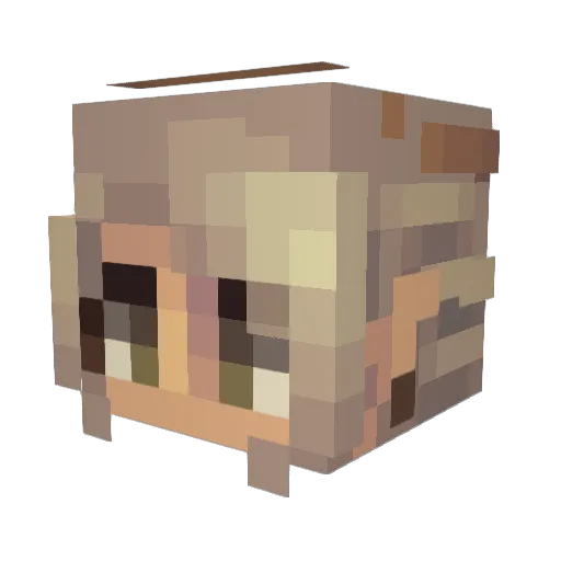Saints943 Minecraft avatar head, 3D render