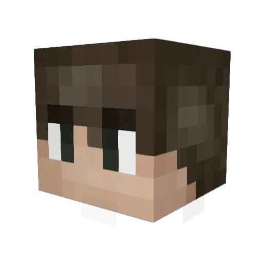 SaintsRobbed Minecraft avatar head, 3D render