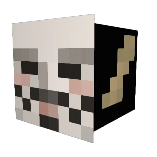 Saintz_Boyz Minecraft avatar head, 3D render