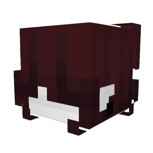 Sairyka Minecraft avatar head, 3D render