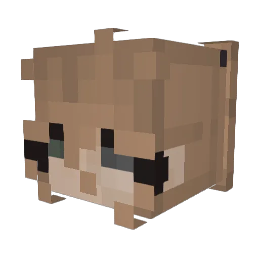 SaisPlay Minecraft avatar head, 3D render