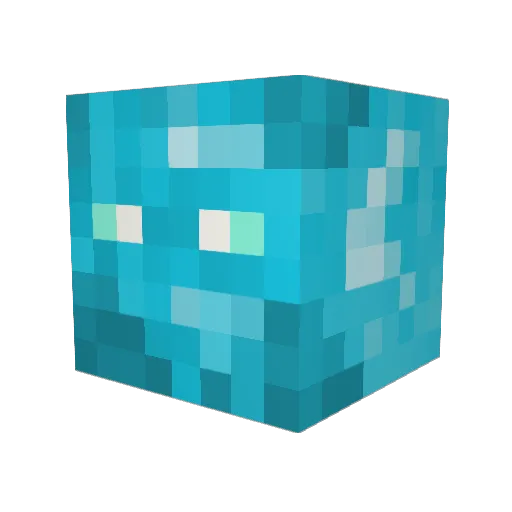 Saisara Minecraft avatar head, 3D render