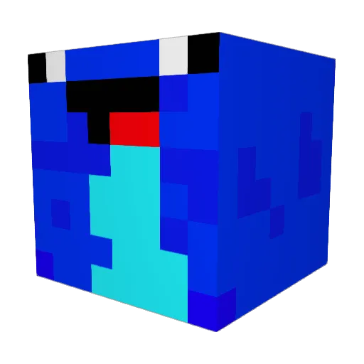 Saitama2016 Minecraft avatar head, 3D render