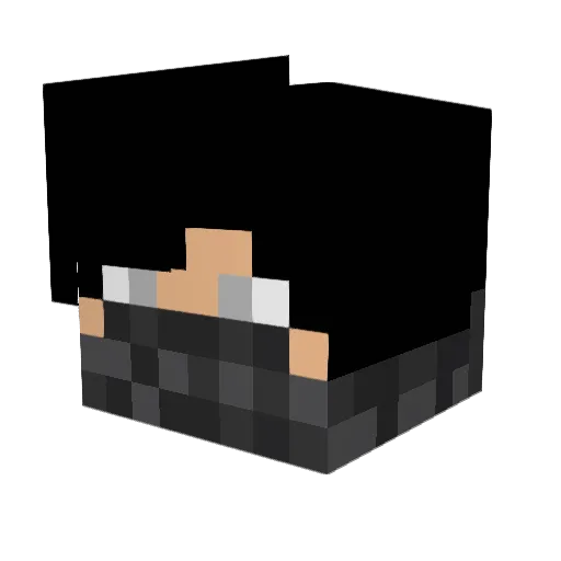 Saito692 Minecraft avatar head, 3D render