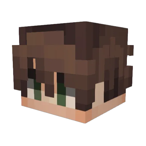 Saitori_I_Guess Minecraft avatar head, 3D render