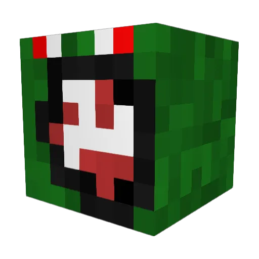 Saix13_29 Minecraft avatar head, 3D render