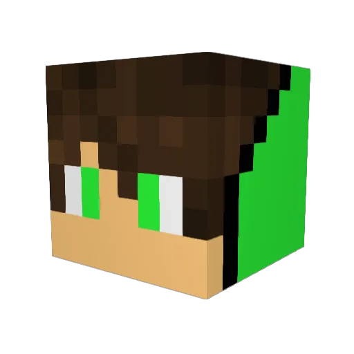 SaiyanMikeMC Minecraft avatar head, 3D render