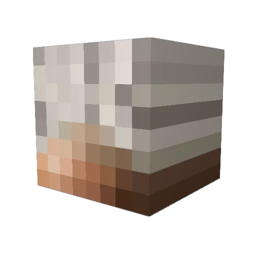 SaiyanPhoenix Minecraft avatar head, 3D render
