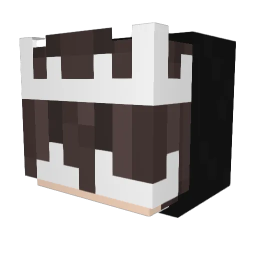 Saiyarr Minecraft avatar head, 3D render
