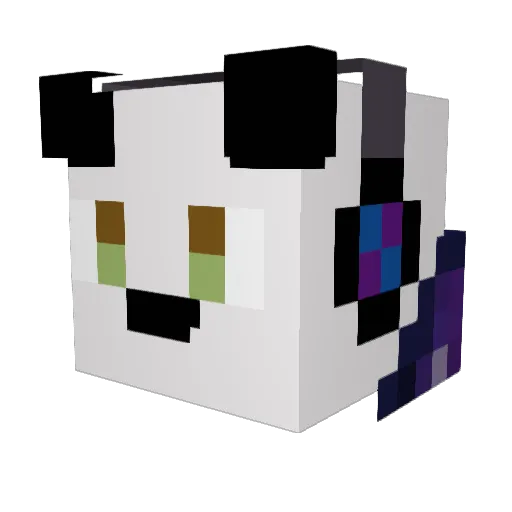 SaizerHD Minecraft avatar head, 3D render