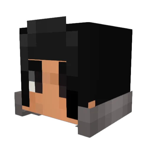 Saizh Minecraft avatar head, 3D render