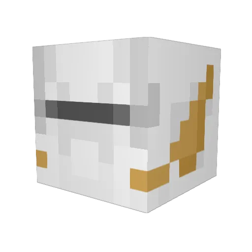 Sajan Minecraft avatar head, 3D render