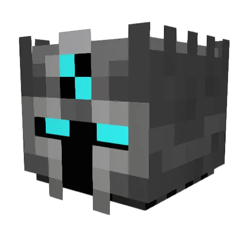 Sajasch Minecraft avatar head, 3D render