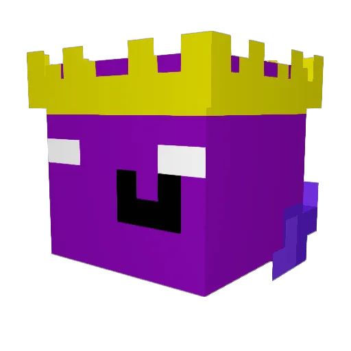 Sajdeczek Minecraft avatar head, 3D render