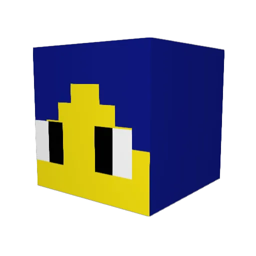 SajoJr Minecraft avatar head, 3D render