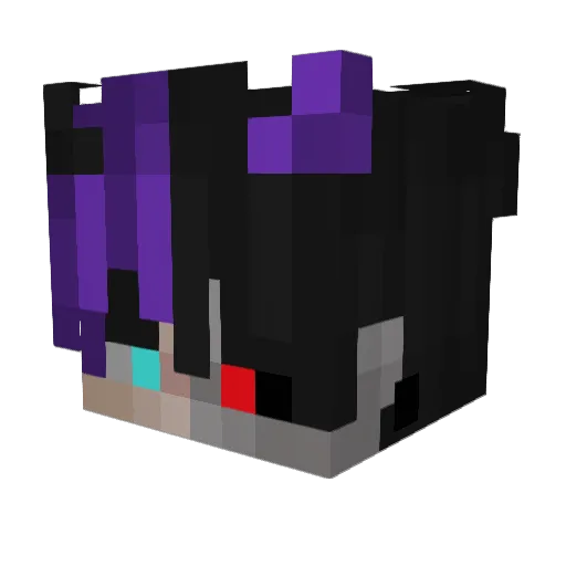 Sajrajt Minecraft avatar head, 3D render
