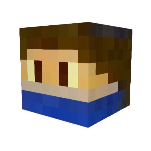Sajti11 Minecraft avatar head, 3D render