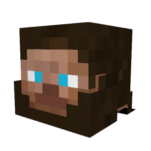 SakMaDik96 Minecraft avatar head, 3D render