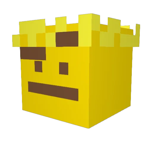 Sakan_n Minecraft avatar head, 3D render