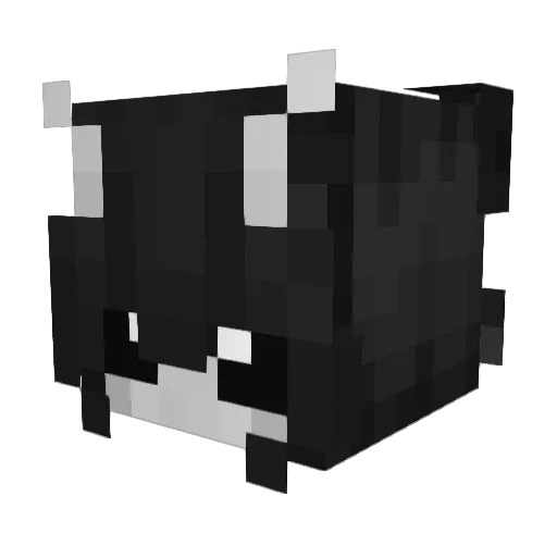 Sakayoriii Minecraft avatar head, 3D render