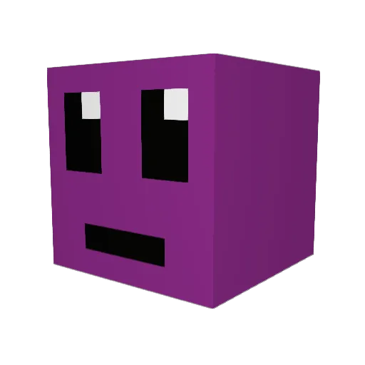 Saker_Falcon Minecraft avatar head, 3D render