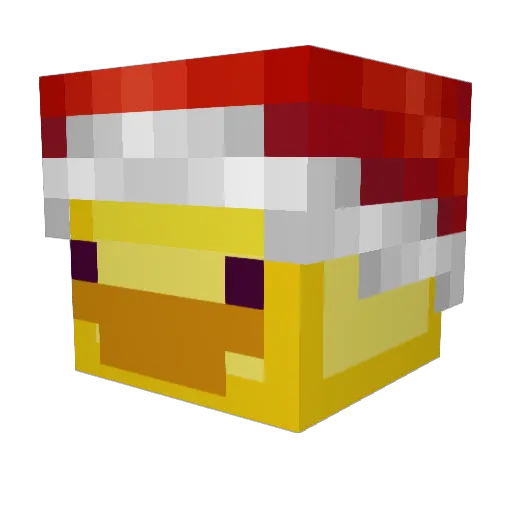 SakiDragon Minecraft avatar head, 3D render