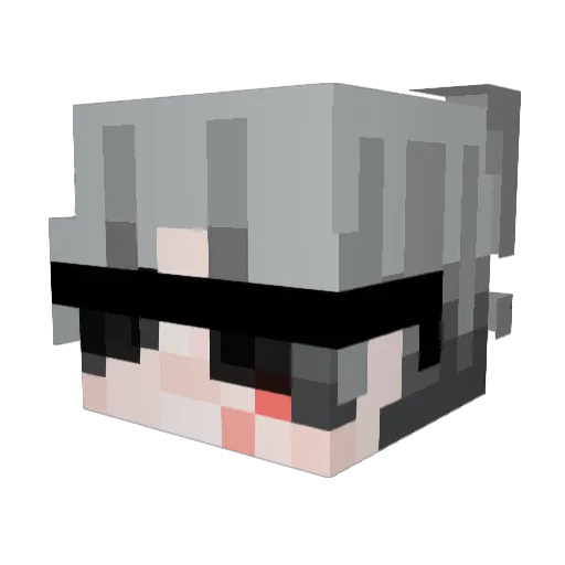 Sakib787 Minecraft avatar head, 3D render